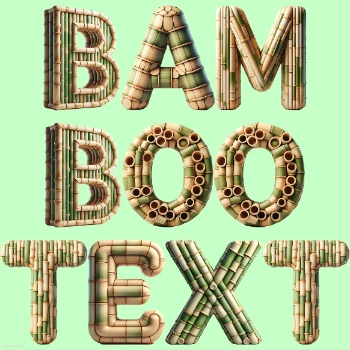 Bamboo Text