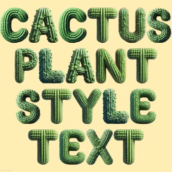 Cactus Plant Text