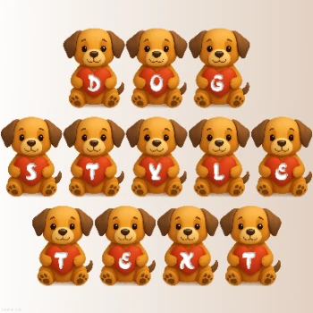 Dog Style Text