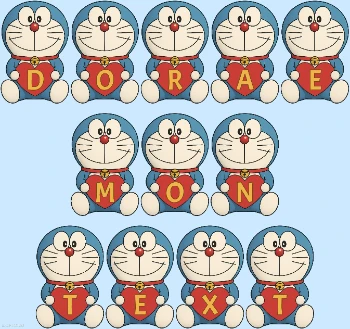 Doraemon Text