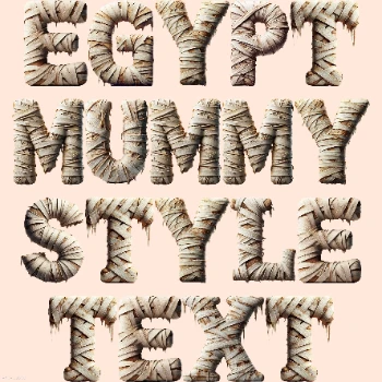 Egypt Mummy Text