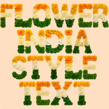 Flower India Text