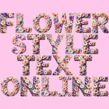 Flower Text