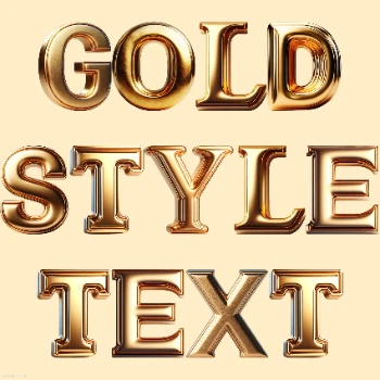 Gold Text