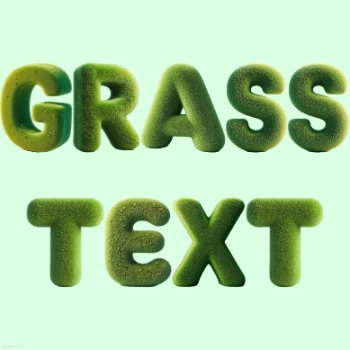 Grass Text