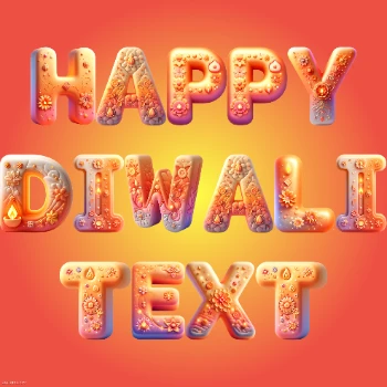 Happy Diwali Text