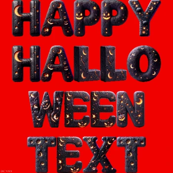 Happy Halloween Text