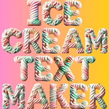 Ice Cream Text
