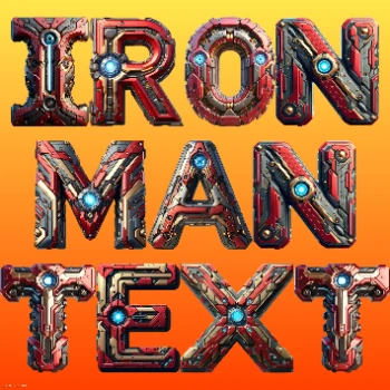 Iron Man Text