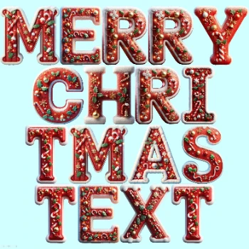 Merry Christmas Text