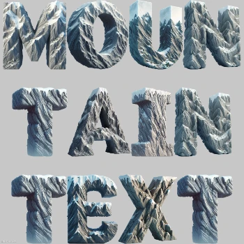 Mountain Text