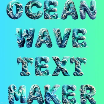 Ocean Wave Text