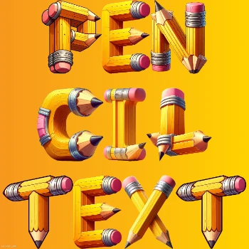 Pencil Text