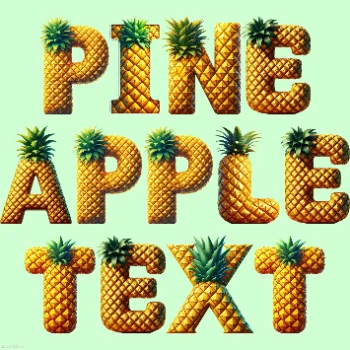 Pineapple Text