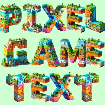 Pixel Game Text