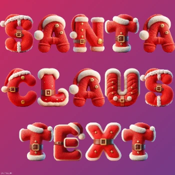 Santa Claus Text