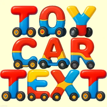 Toy Car Text