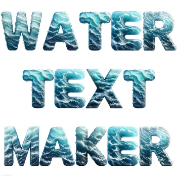 Water Text