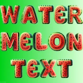 Watermelon Text