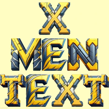 X Men Text