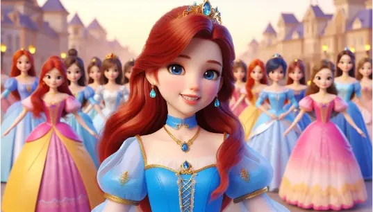 3D-Young-Disney-Princess-With-His-Friends-1