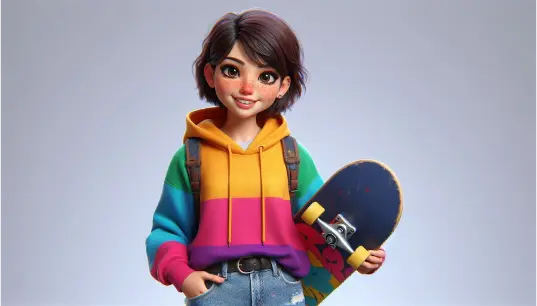 Cute-Girl-With-Skateboard-1