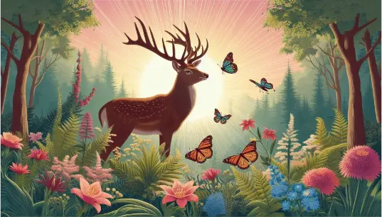 Deer-Illustration