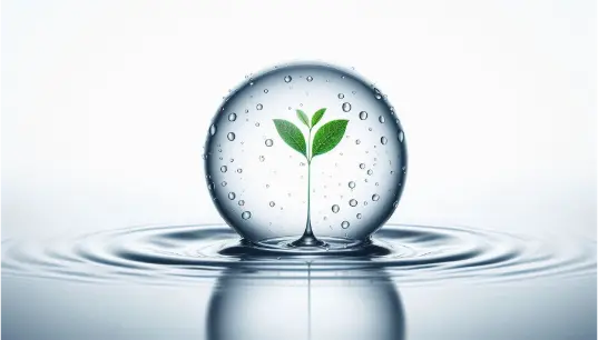 Green-Leaf-In-Water-Drop