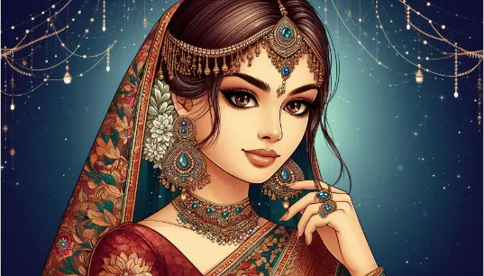 Illustration-Effect-Indian-Girl
