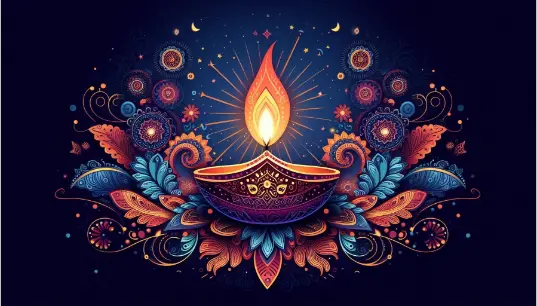 Indian-Lamp-Illustration-Image