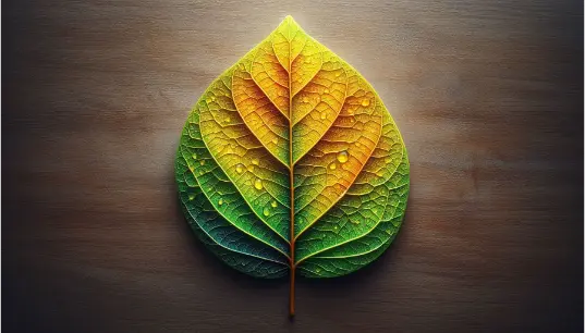 Leaf-Realistic-Cinematic-View-Brown-Background-1