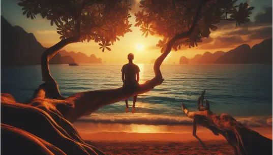 Man-Viewing-The-Ocean