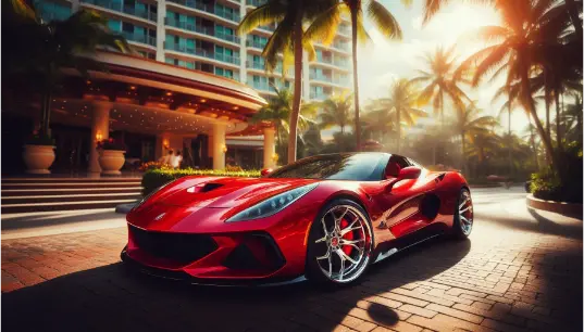 Nice-Red-Color-Sports-Car-Cinematic-View