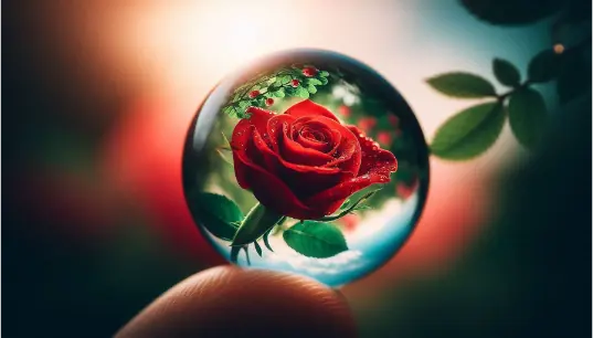 Rose-Flower-Inside-Water-Drop-Realistic-Cinematic-View