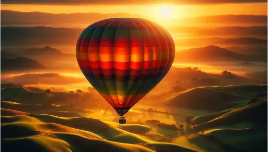 Sunrise-Hot-Balloon-Nature-Background-1