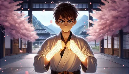 Young-Ninja-Boy-With-Japan-Background-1